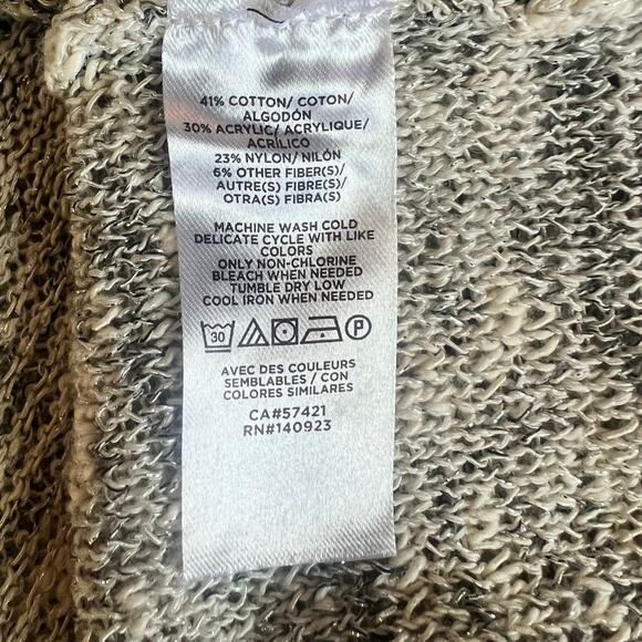NWT LOFT Shimmer Stretch Open Cardigan, Small, Gray, Style 585953, Holiday - Picture 9 of 9